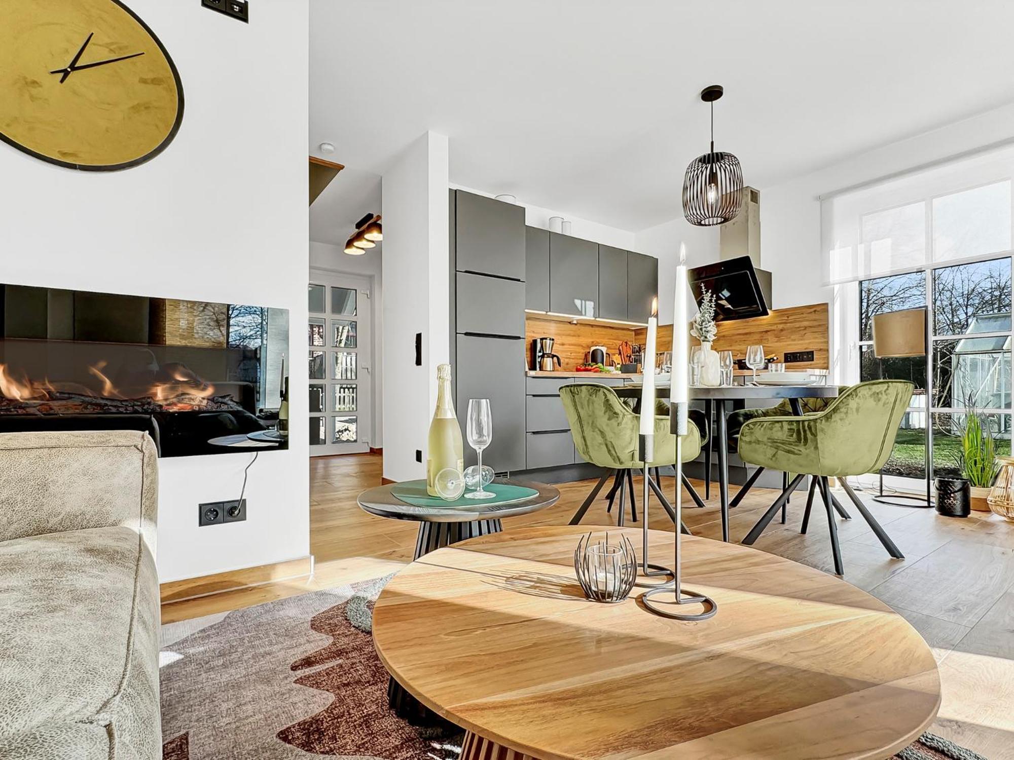 Cblue: Seeblick, Kamin, Wallbox, Natur Bentwisch Exterior foto