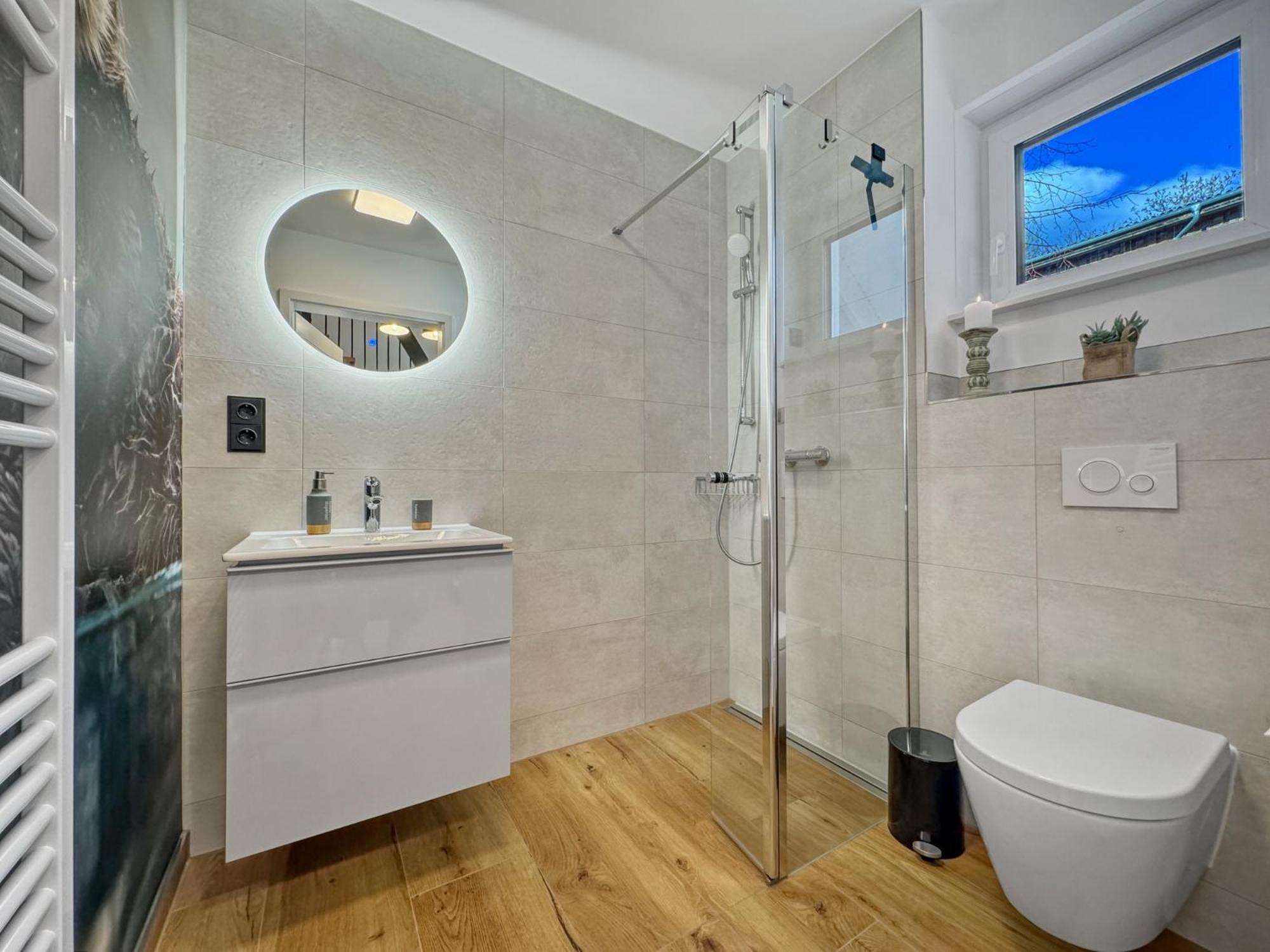 Cblue: Seeblick, Kamin, Wallbox, Natur Bentwisch Exterior foto