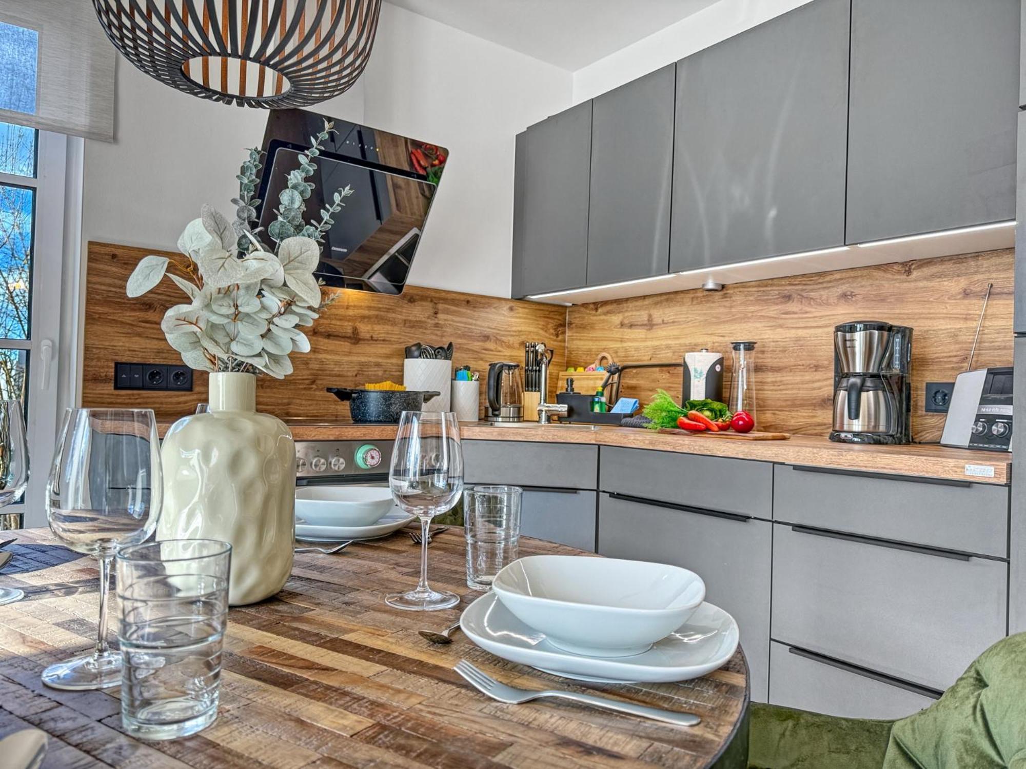 Cblue: Seeblick, Kamin, Wallbox, Natur Bentwisch Exterior foto