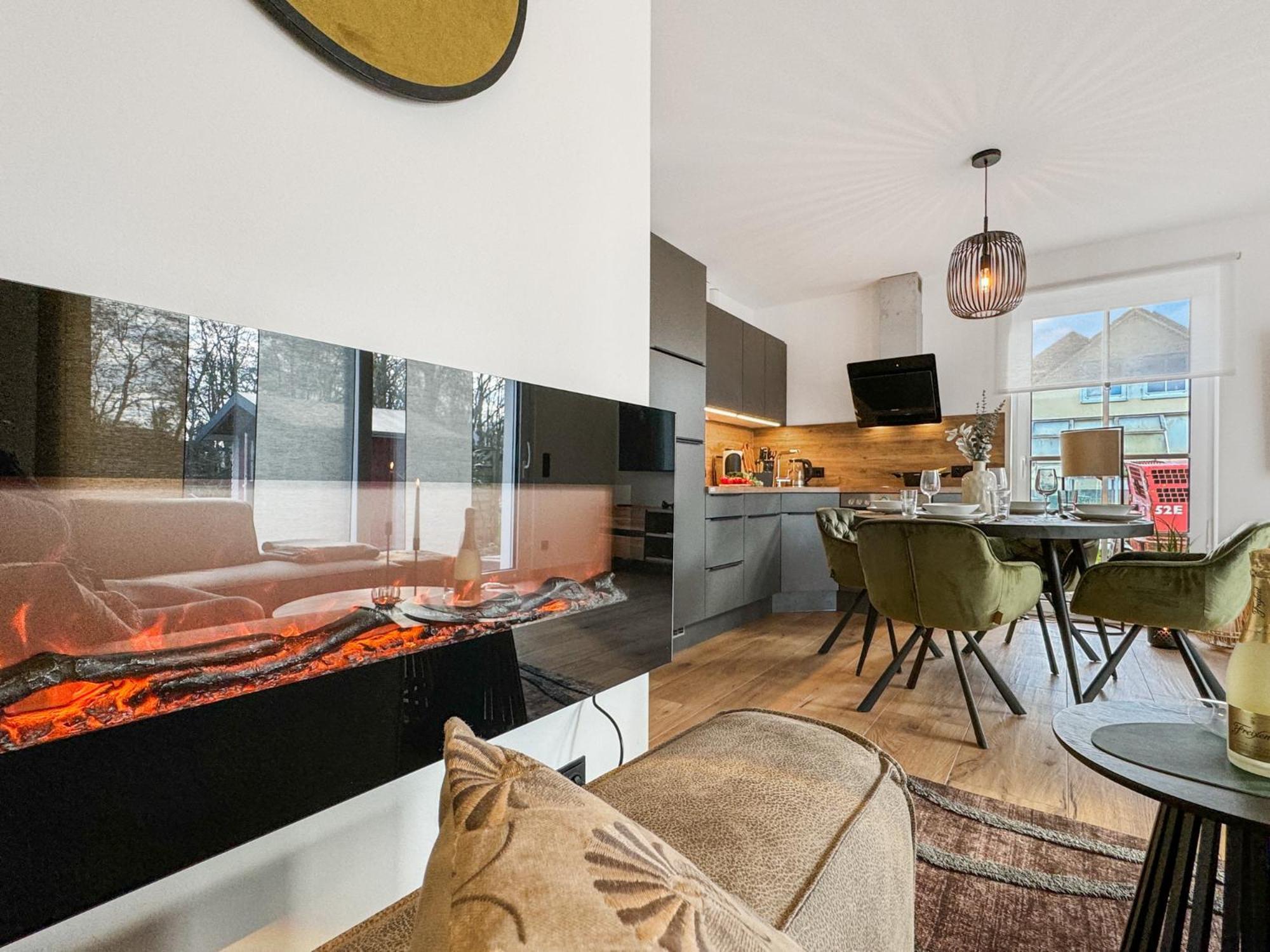 Cblue: Seeblick, Kamin, Wallbox, Natur Bentwisch Exterior foto