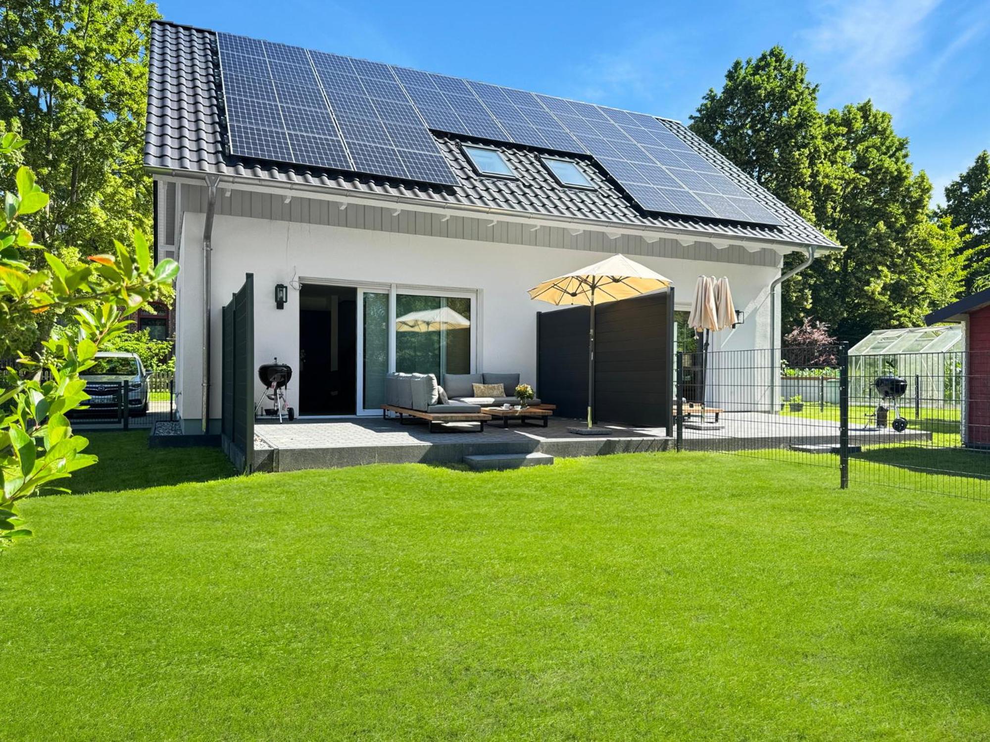 Cblue: Seeblick, Kamin, Wallbox, Natur Bentwisch Exterior foto